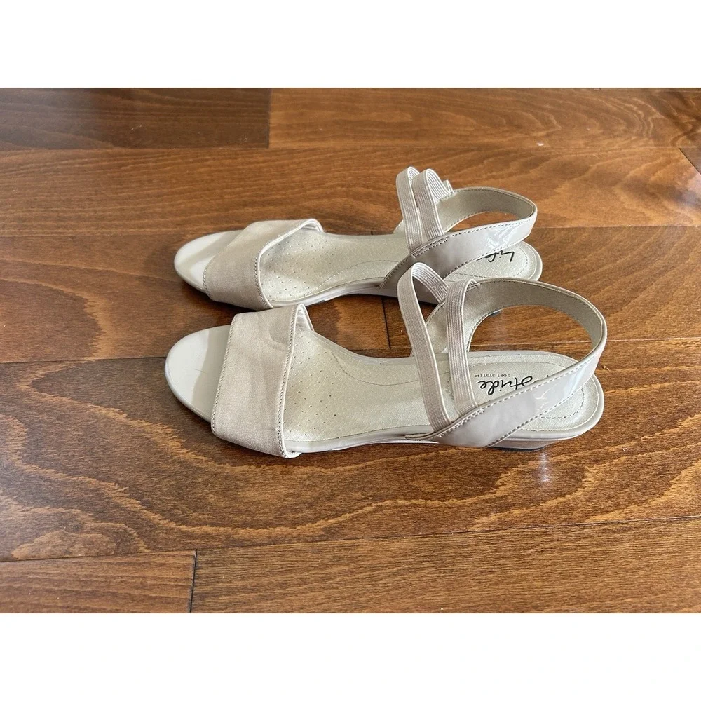 Lifestride Women's Yolo‎ Tender Taupe Open Toe Slingback NEW 8.5 M Sandals